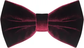 Men's Velvet Bow Tie, Pre-Tied Adjustable Bowties, Silk Black Neckties for Men Women for Party Business Gift