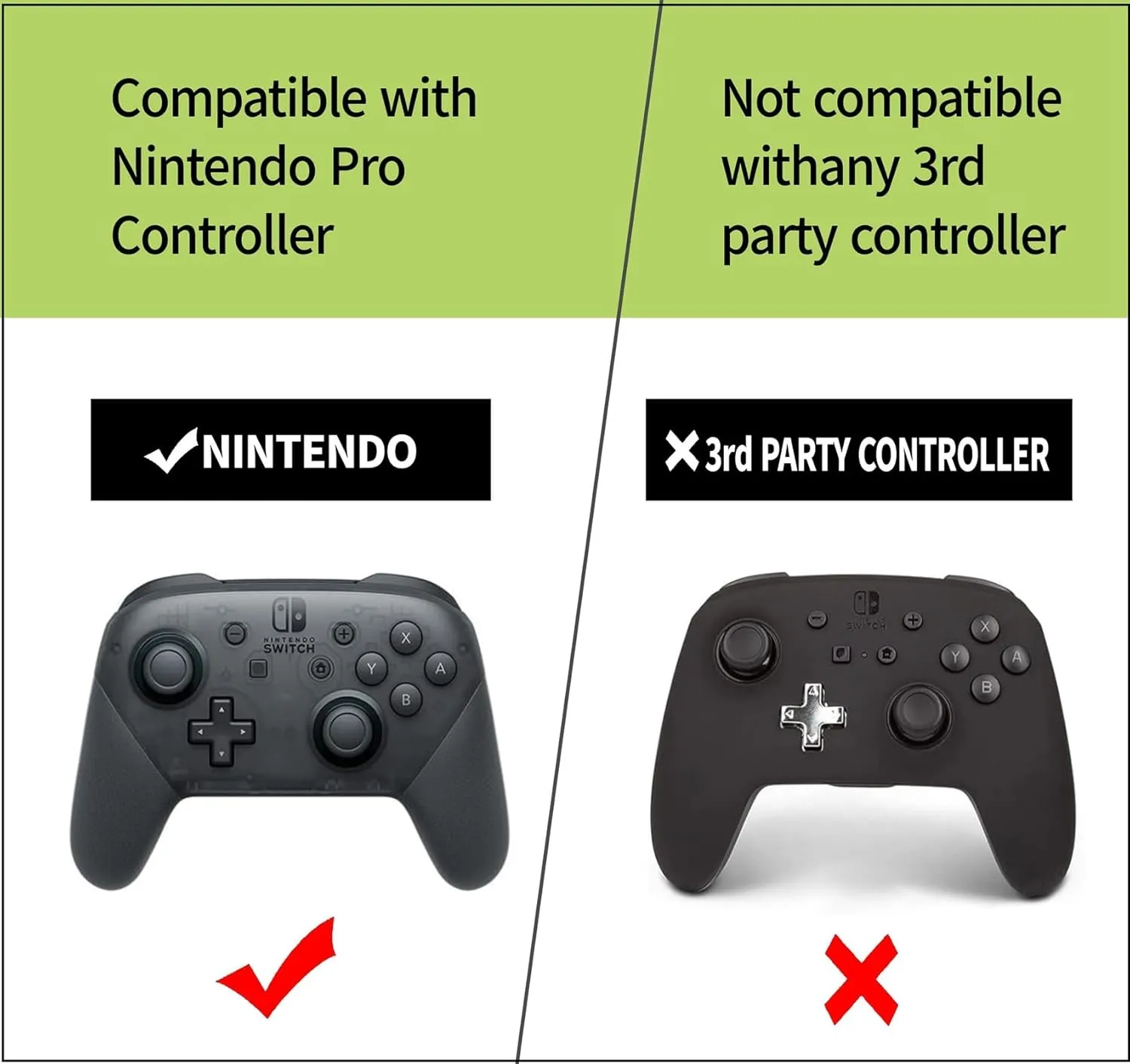 NBCP Controller Phone Mount for Switch Controller - Gaming Phone Holder, MagSafe Phone Mount Bracket Clip Magnetic for N Switch and Switch Lite Pro Controller