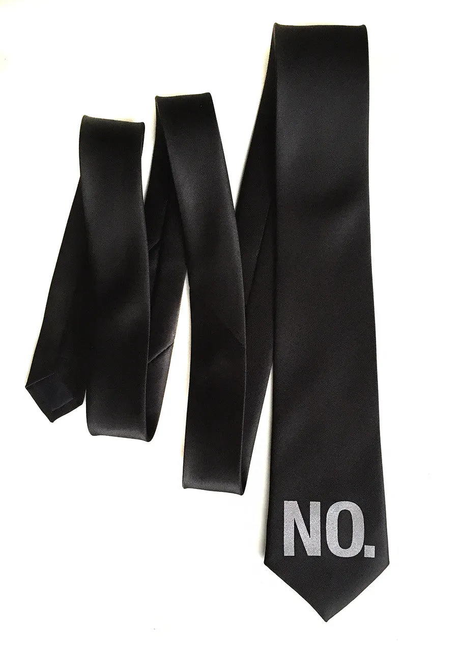 No Print Silk Necktie