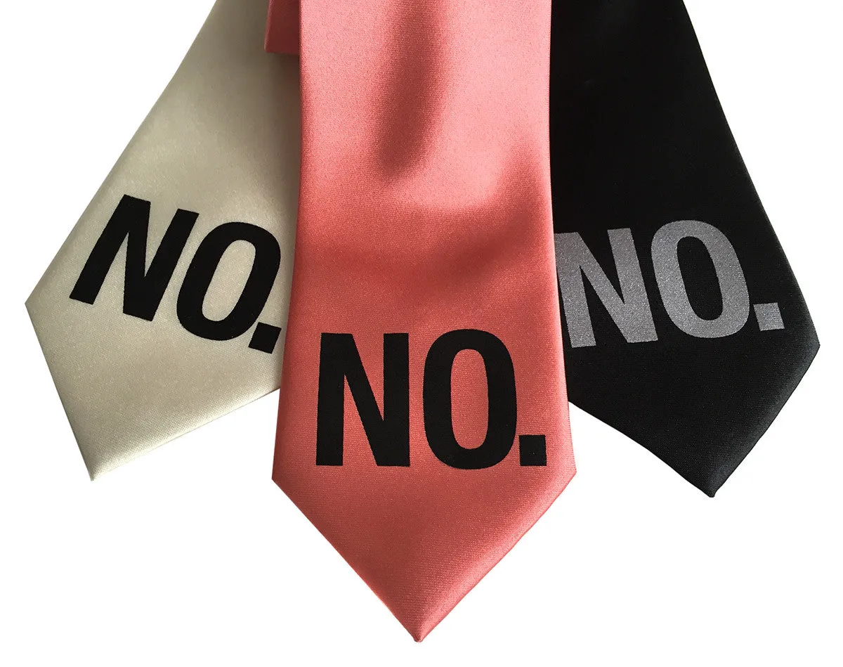 No Print Silk Necktie