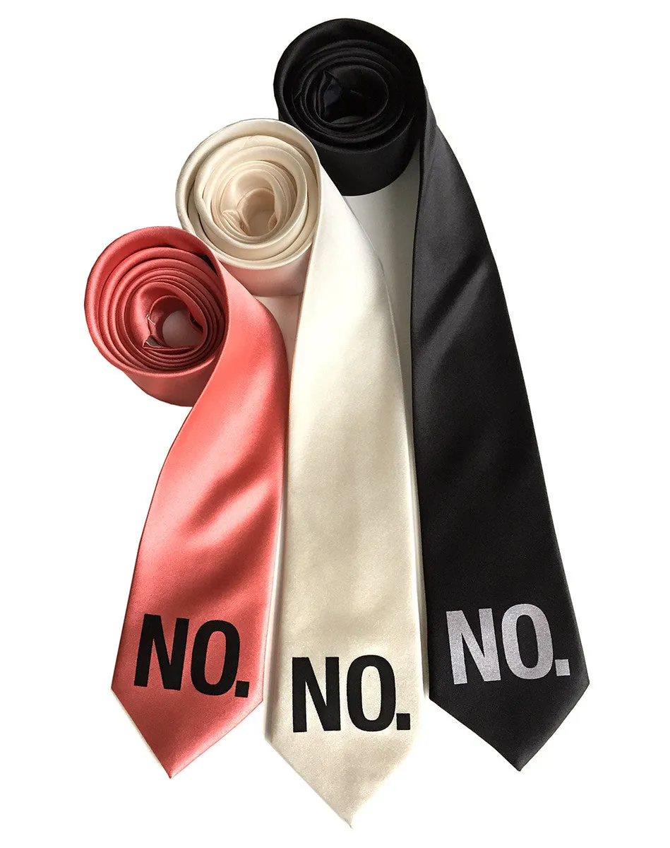 No Print Silk Necktie