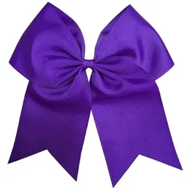 Purple Cheer Bow