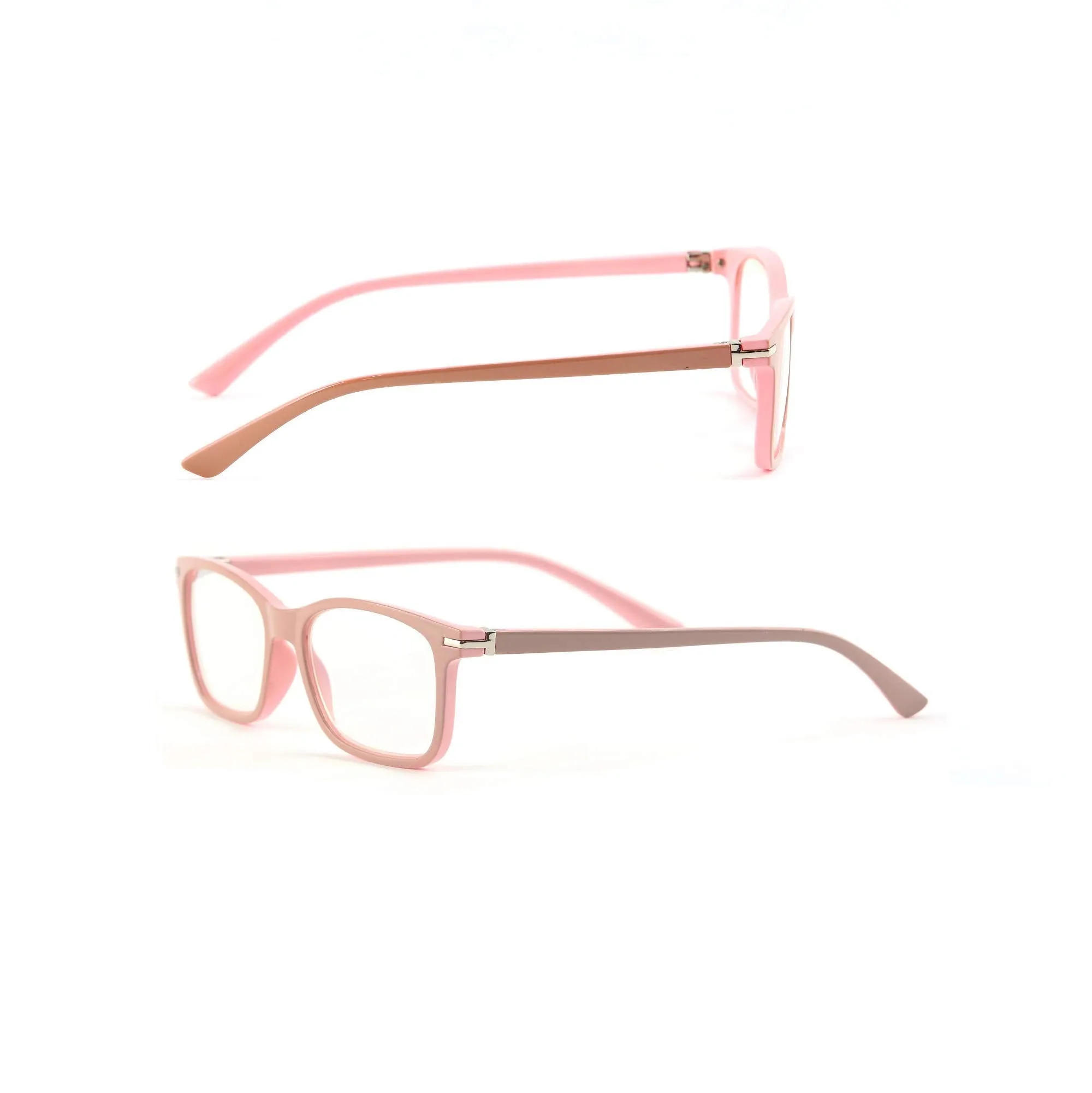 Readerest Blue Light Blocking Reading Glasses (Beige/Pink, 1.00 Magnification) Computer