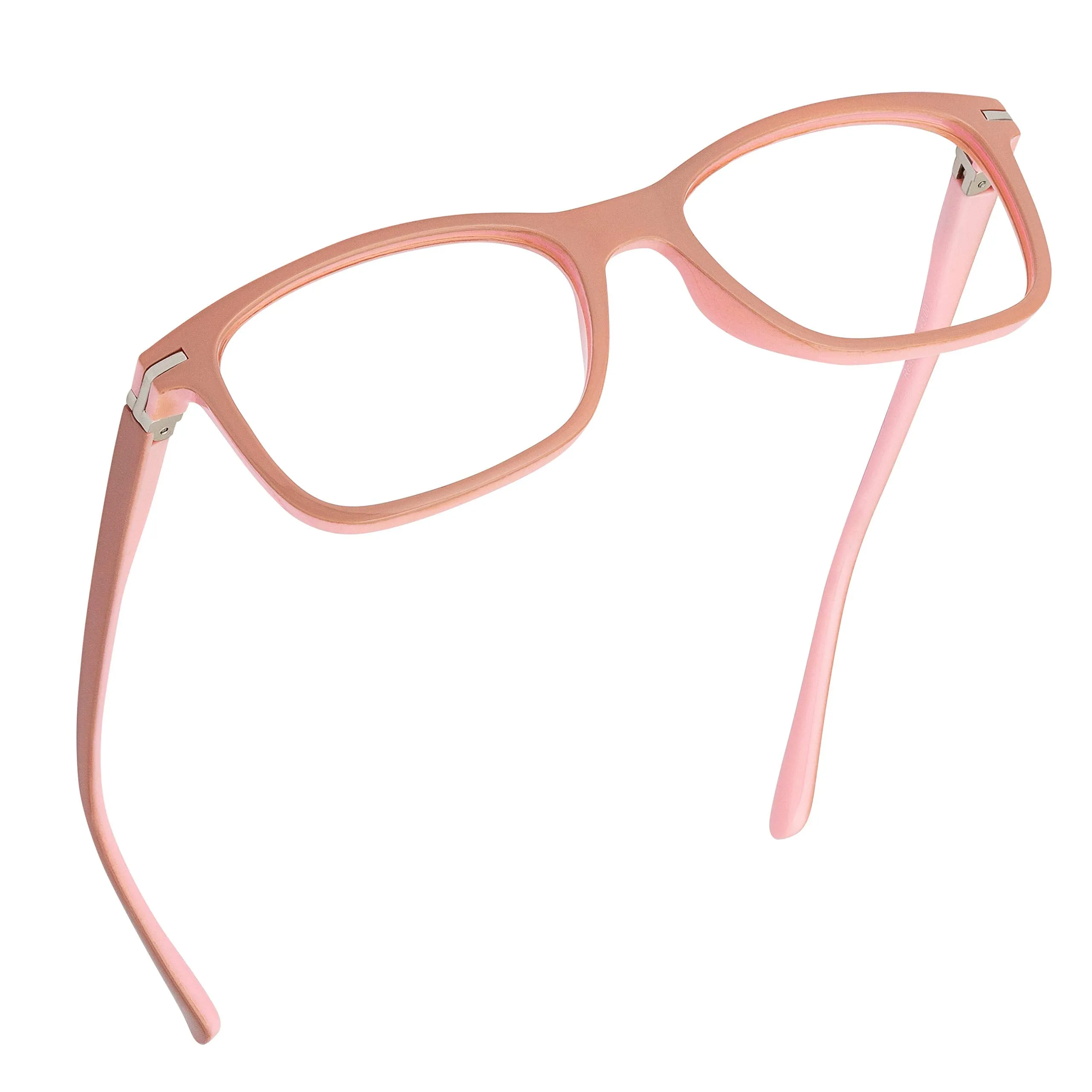 Readerest Blue Light Blocking Reading Glasses (Beige/Pink, 1.00 Magnification) Computer