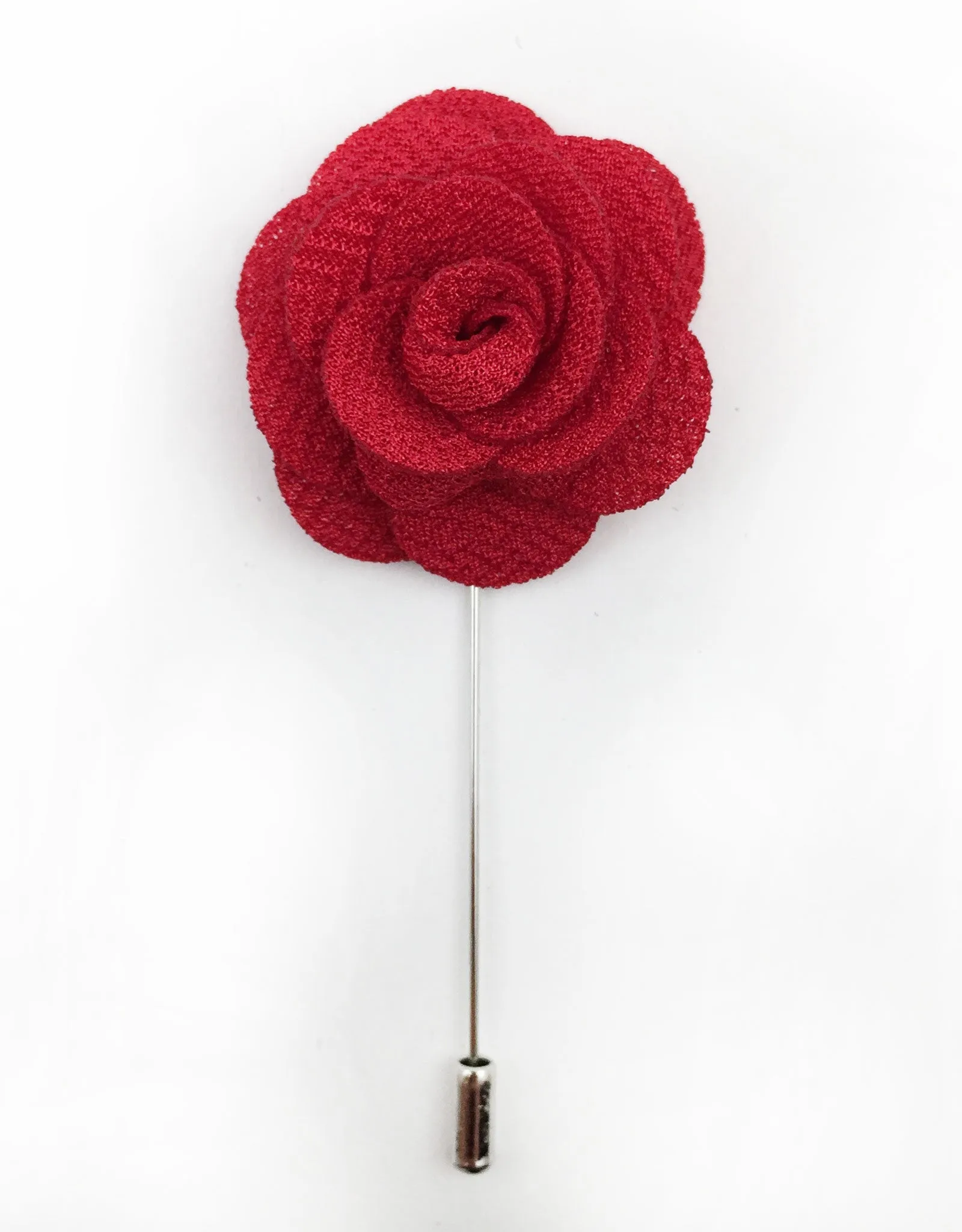 Red Flower Lapel Pins