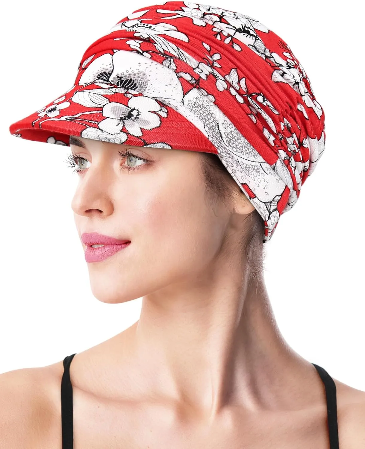 Soft Bamboo Baseball Cap for Chemo Women