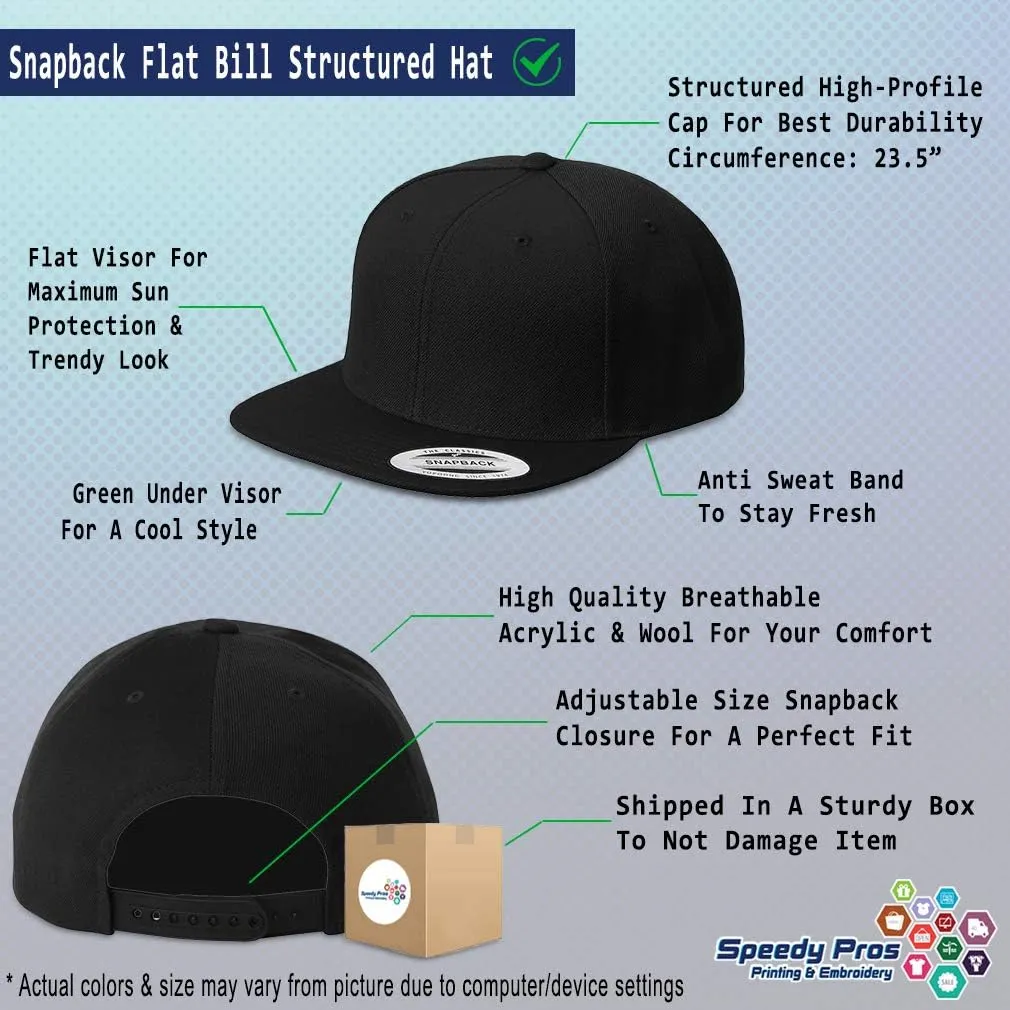 Speedy Pros Snapback Hat for Men Flat Brim Hats Team Jesus Life Time Member God Christ Embroidered Flat Bill Hat