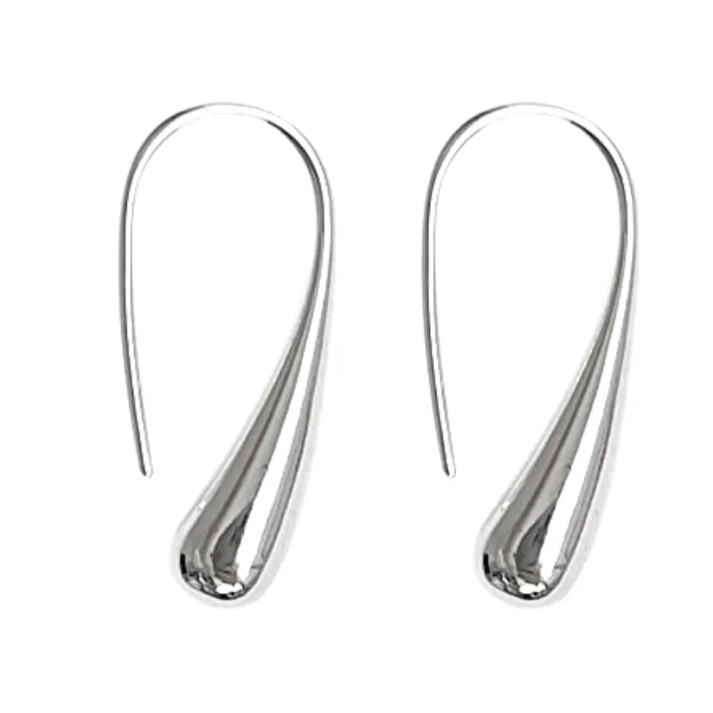 Stunning Silver Teardrop Earrings – Classic Elegance for Any Occasion