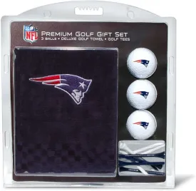 Team Golf Premium NFL Gift Set: Embroidered Deluxe Towel, 3 Balls, 14 Tees (2-3/4" Reg.)
