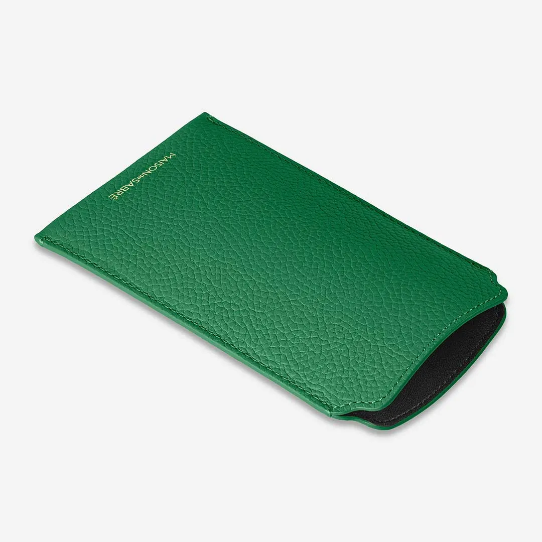 The Sunglasses Sleeve - Emerald Green