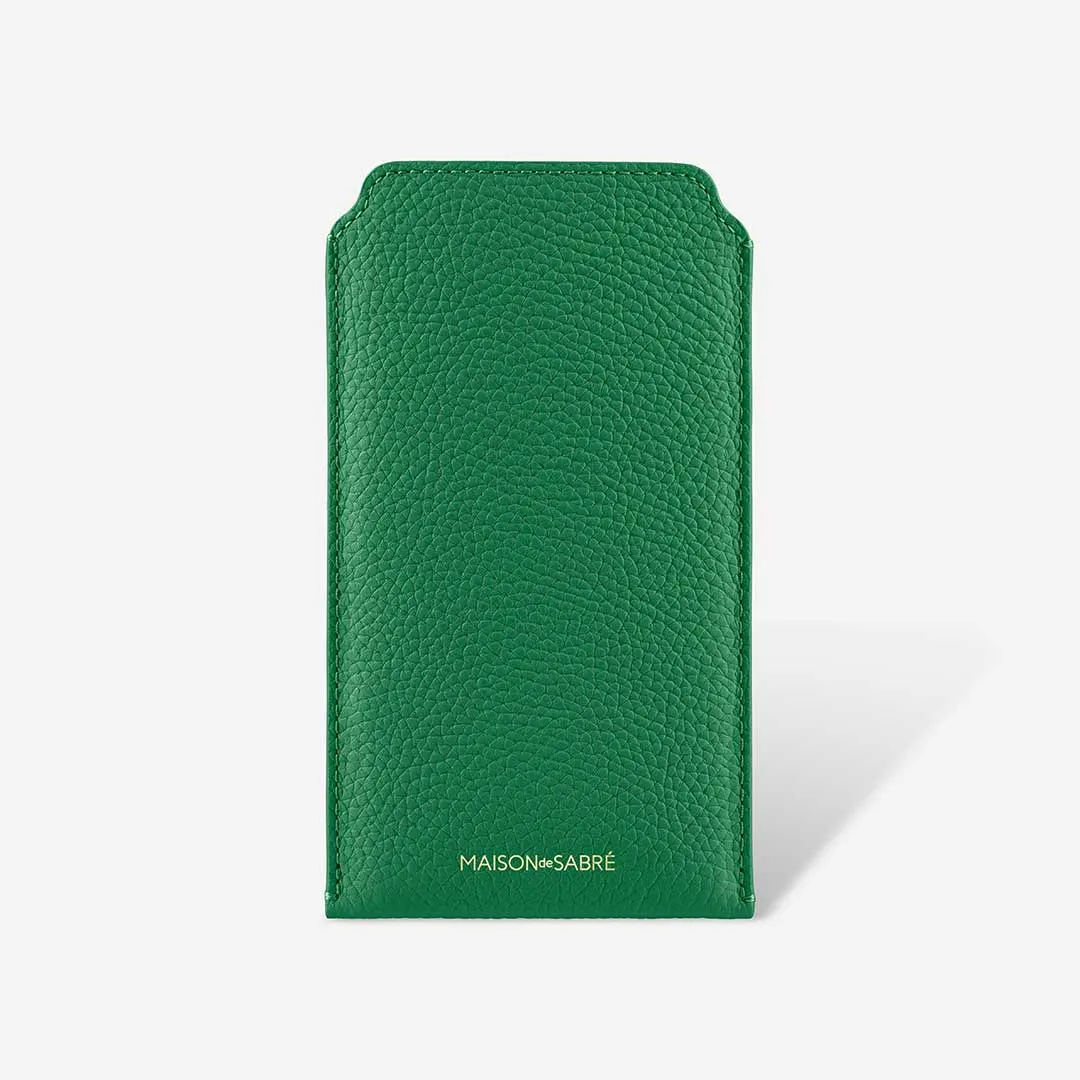The Sunglasses Sleeve - Emerald Green