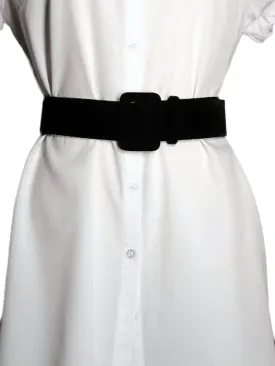 Women Velvet Wide Waist Belt Cinch Corset Waistband Vintage High Waist Belts for Dress, 1.97 inch Width 42 inch Length