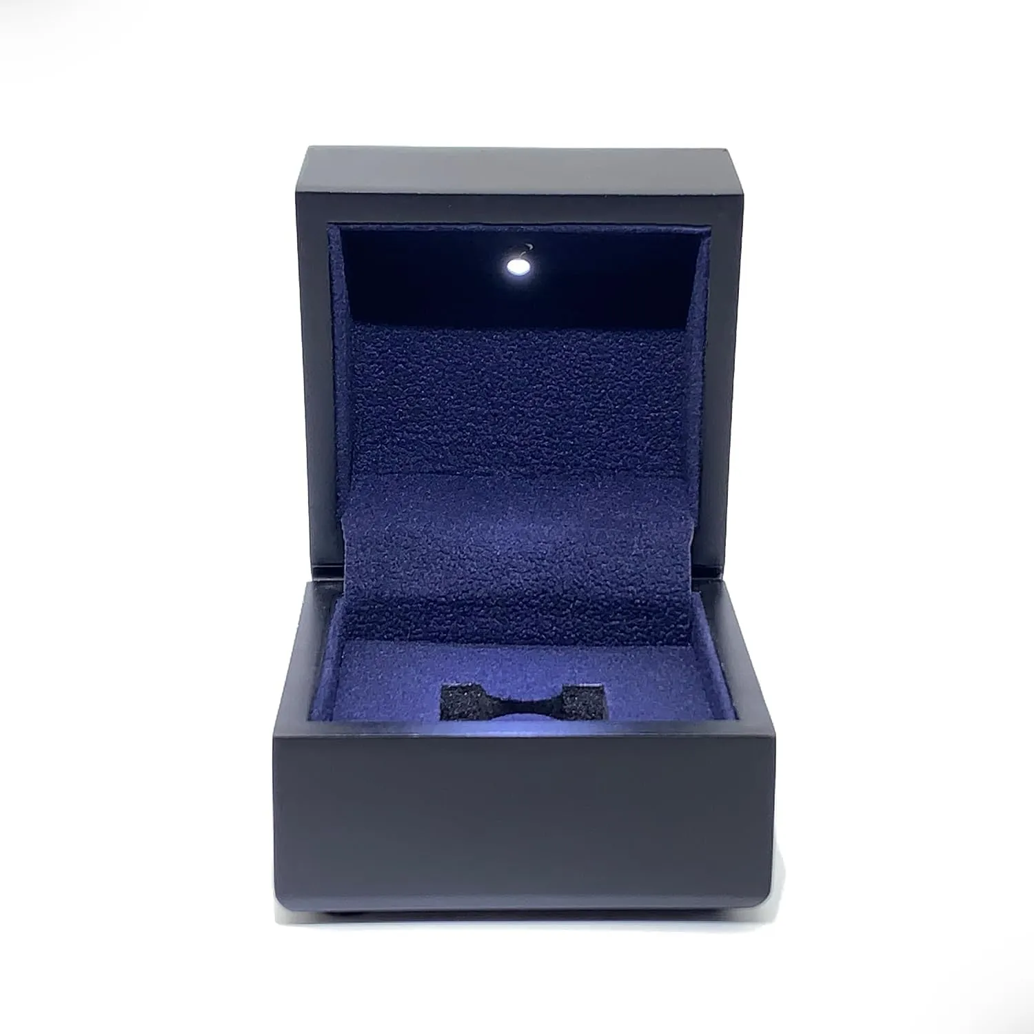 Wooden Lighting Display Box for Championship Ring  LED Illuminated, Available in Regular & Larger Sizes, for Sports Lovers, Men & Women, Elegant Display Case for Championship Rings
